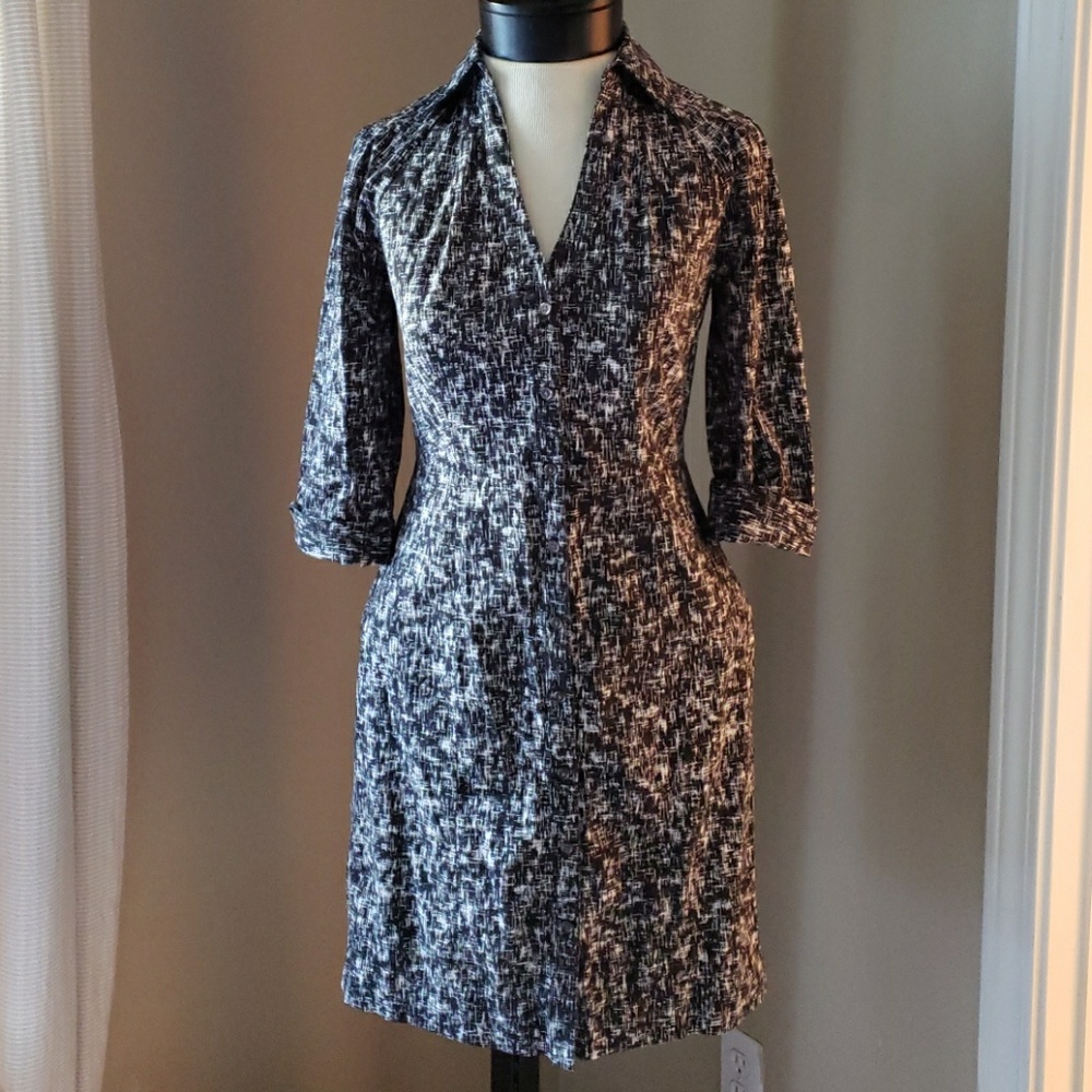 Black and white printed dress by EXPRESS